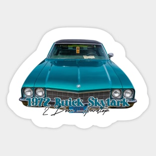 1972 Buick Skylark 2 Door Hardtop Sticker